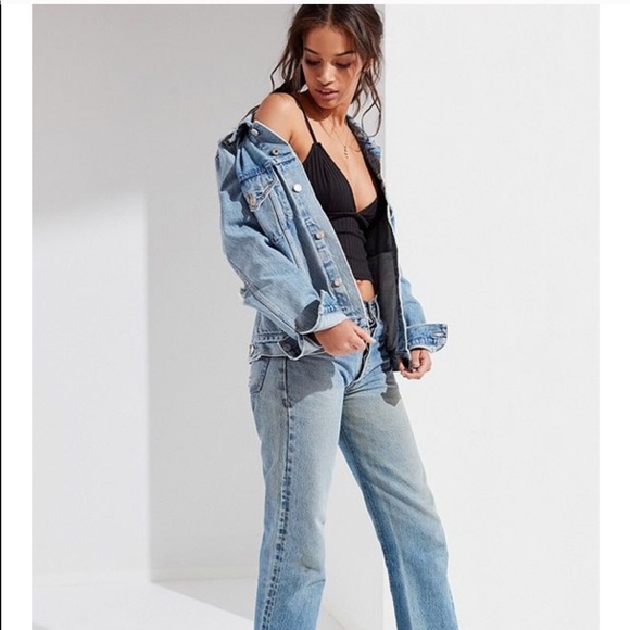 SOLD!! AGOLDE💙Preston Unisex Jean Jacket - Picture 5 of 5